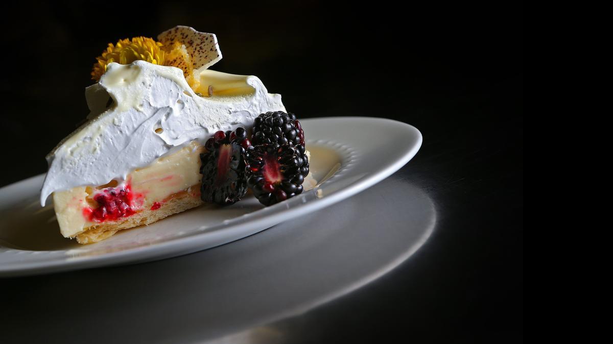 
Lina Biacamano, chef & owner of Mod Bakehouse, prepared a lemon-lavender ice box pie
