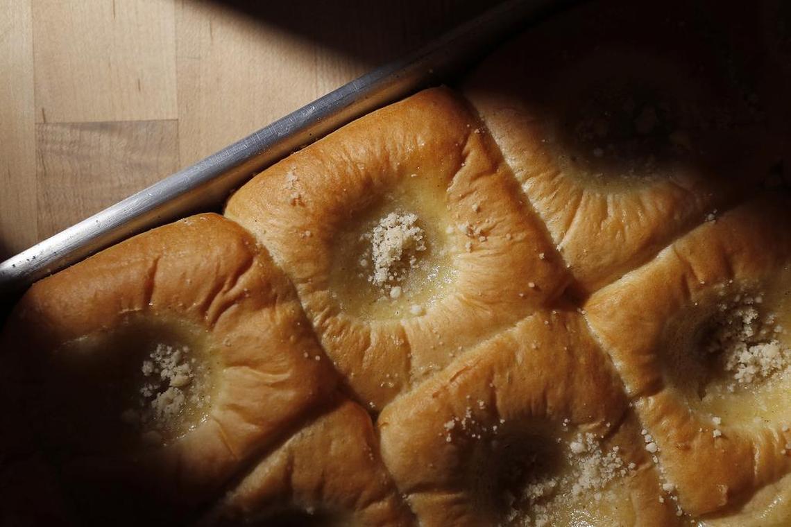 Fall food recipes with spices, custard kolaches at Duffey's in Fort Worth, Wednesday, October 12, 2016.