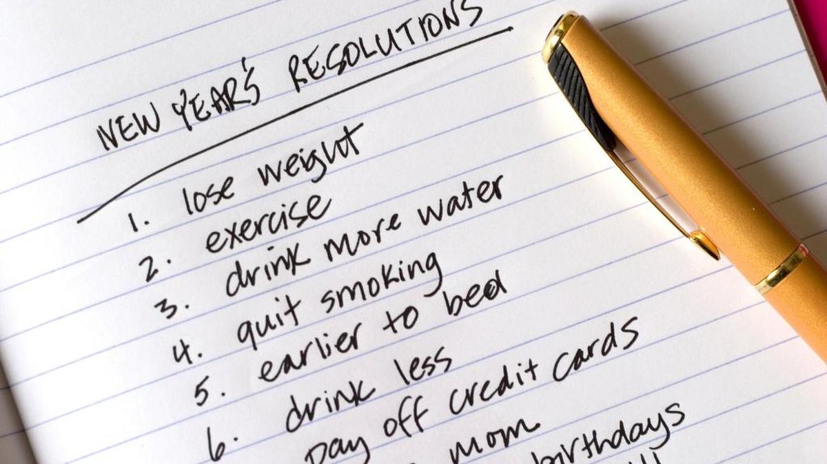 Making a list on New Year’s Day is a familiar drill for many people.