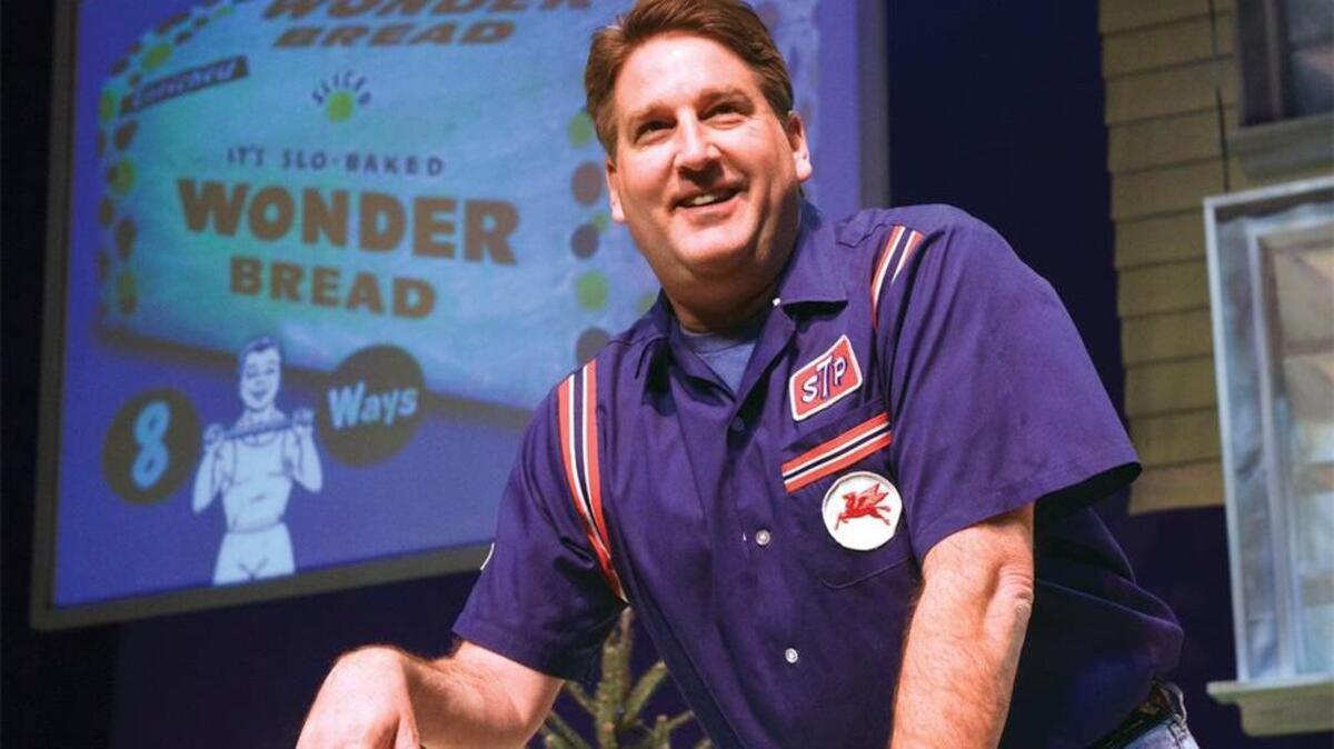 ‘The Wonder Bread Years,’ featuring Pat Hazell, is at the McDavid Studio through Sunday.