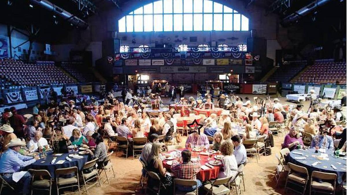 The crowd at a previous American Cowboy Gala. This year’s event is July 20.