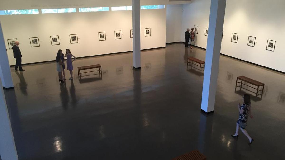 The Vivian Maier exhibit at the Arlington Museum of Art.