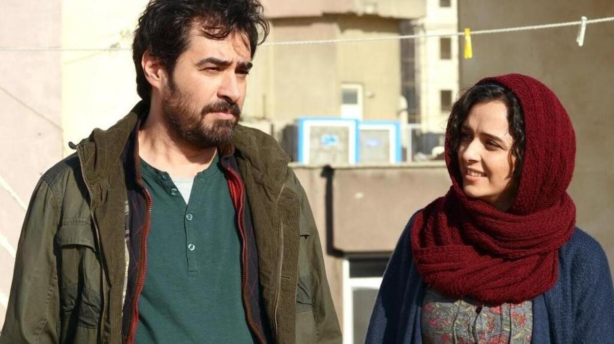 Shahab Hosseini, left, and Taraneh Alidoosti play married actors in ‘The Salesman.’