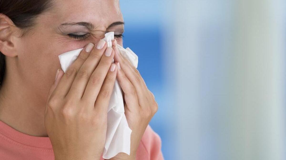 Heating systems affect the relative humidity of your home, and that can affect your nose.