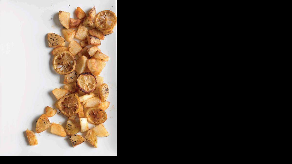 <137>UNDATED -- BC-EVERYDAY-FOOD-SIDE-DISHES-ART-NYTSF --<137> Lemon potatoes go well with steak, roasted lamb or seared fish. <137>(CREDIT: Marcus Nilsson)<137>