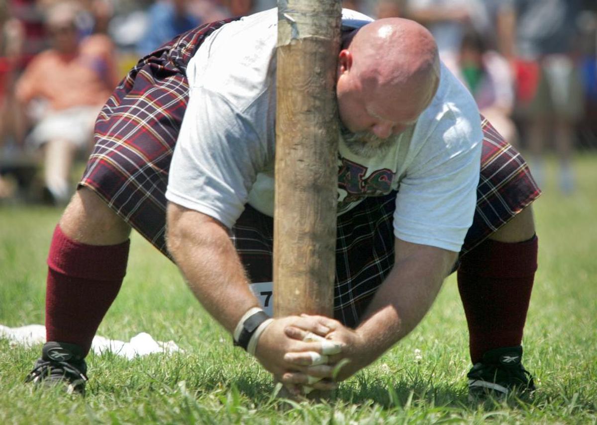 UTA hosts the Texas Scottish Festival, which includes athletic competitions like the caber toss.