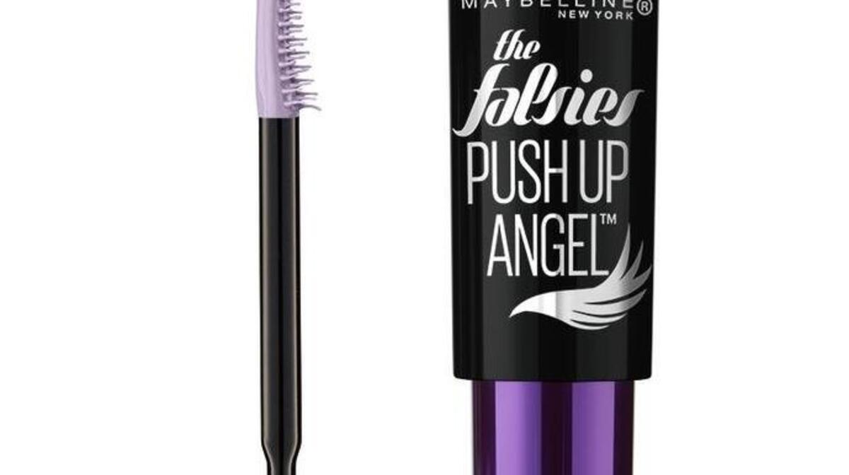 Maybelline’s The Falsies Push-Up Angel mascara.