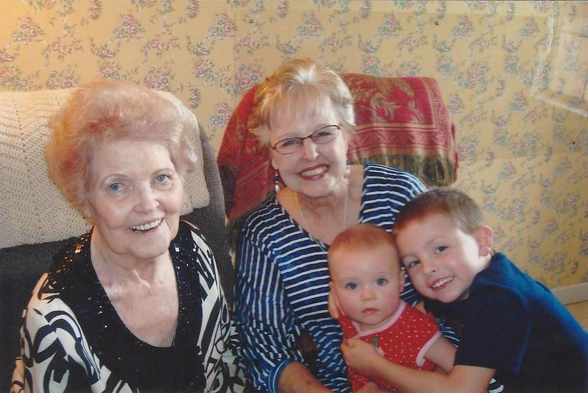 Mother is Earlene McElroy Rhodes. Daughter is Beverly Tye.
