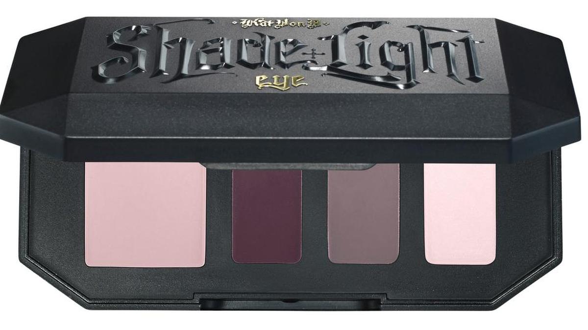 Kat Von D Shade + Light Eye Contour Quad in Plum, $26, Sephora.