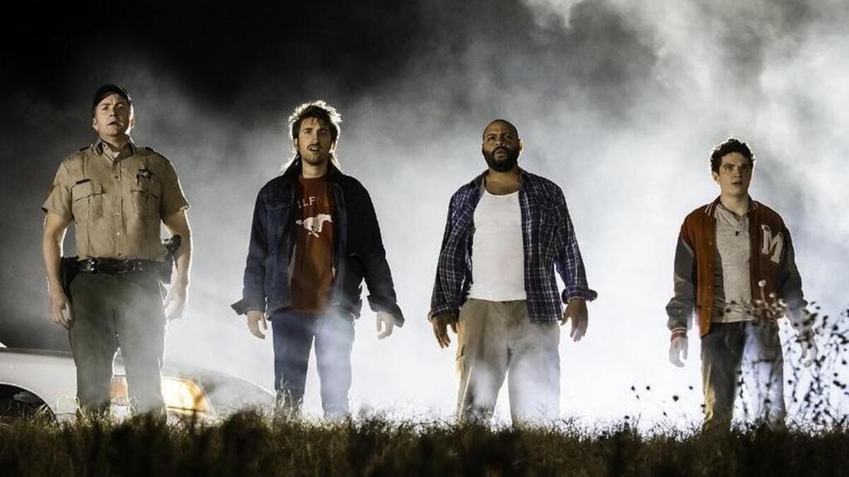Burnie Burns, Gavin Free, Colton Dunn, Michael Jones in ‘Lazer Team’