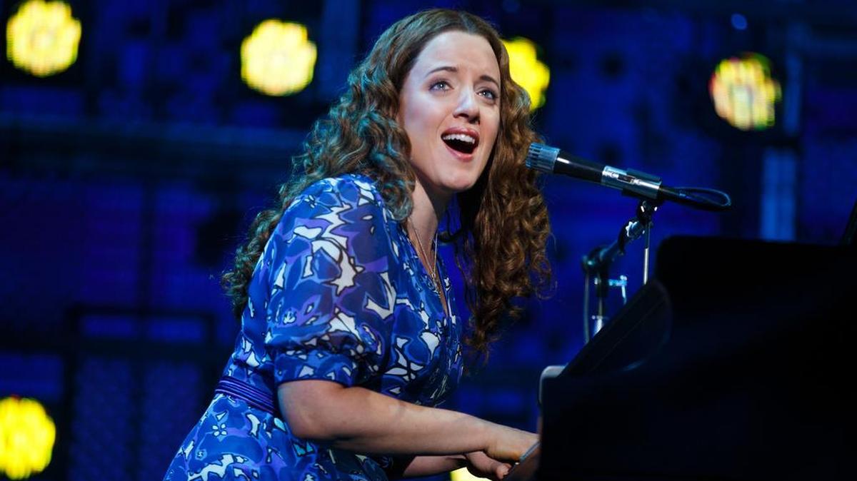 Abby Mueller as Carole King in ‘Beautiful: The Carole King Musical.’
