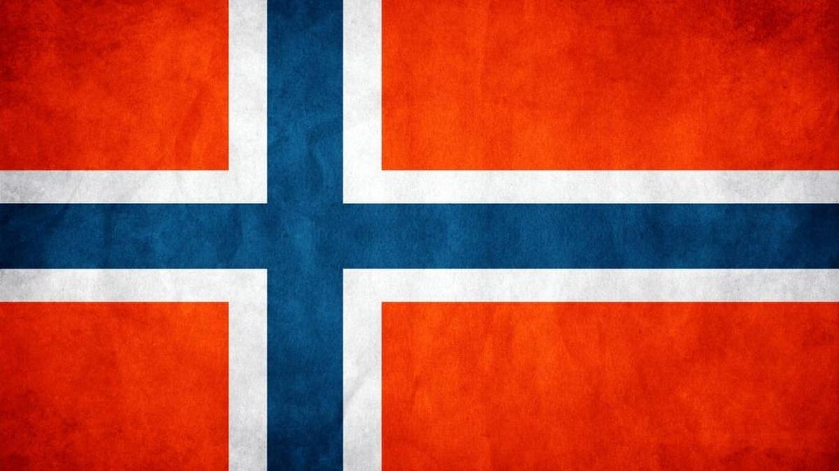 The flag of Norway