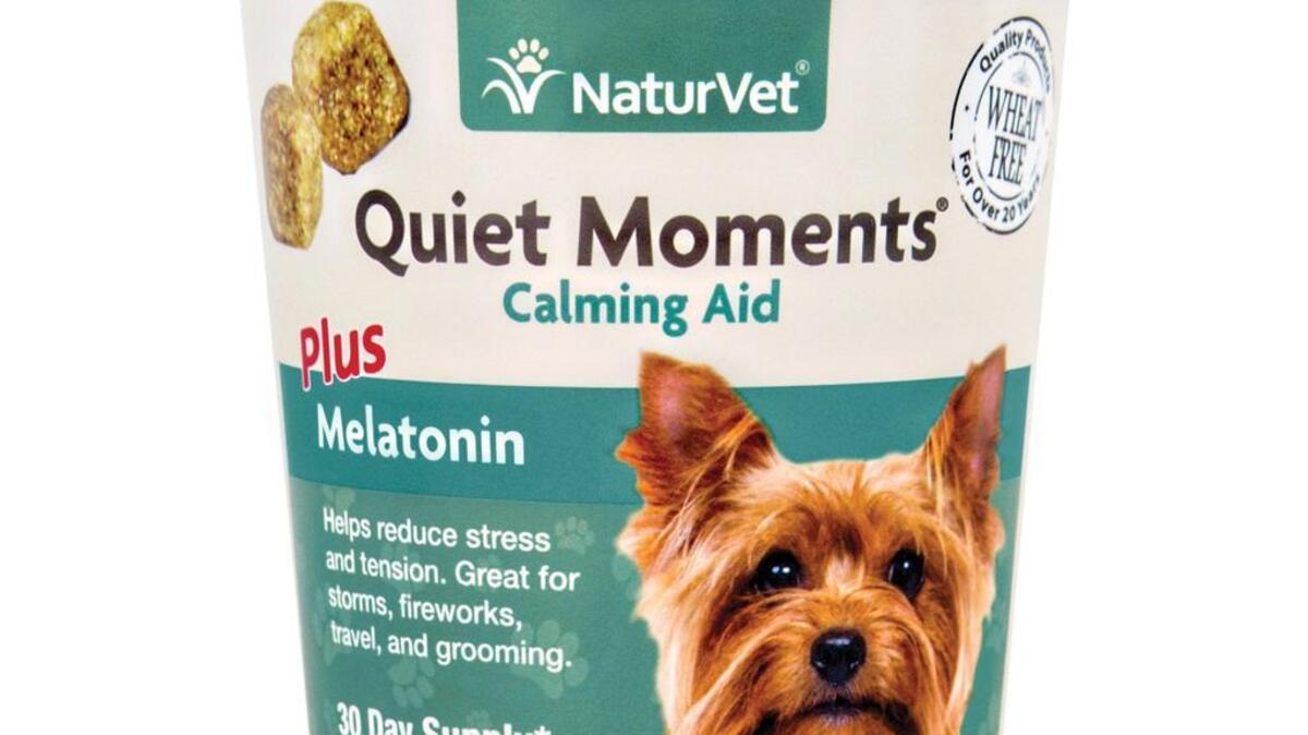 NaturVet Quiet Moments Calming Aid, $10.99, Petco.