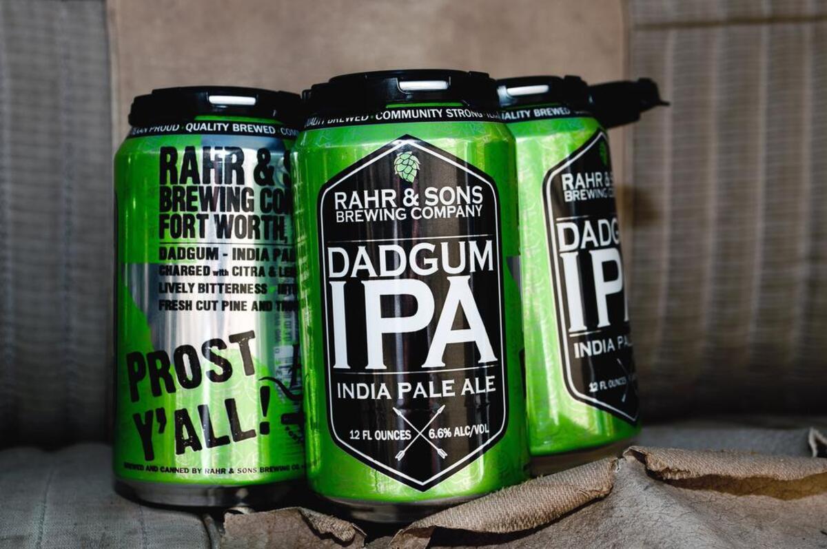 Rahr & Sons’ Dadgum IPA India Pale Ale.
