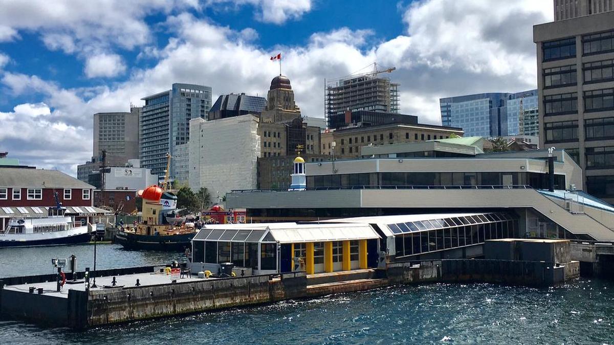 The city’s old downtown skyline, seen here from a Halifax Harbour Ferry boat, is being reinvented, but much of the development is in other areas of the city.