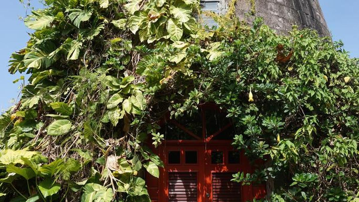 A two-level sugar mill suite at the Golden Rock Plantation Inn is popular with honeymooners on Nevis Island.