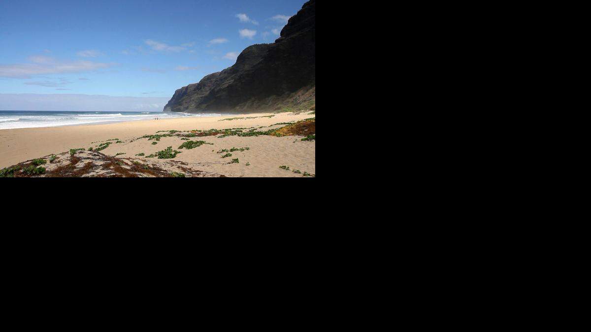 <137>Fourth is of <137>Polihale Beach on the Hawaiian island of Kauai is featured in <italic>101 Sand n’ Surf Hotspots.</italic> <137>the 101 Sand n' Surf Hotspots.<137>