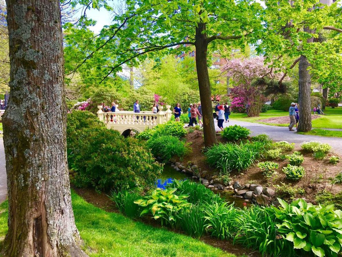 The Public Gardens in the heart of downtown Halifax were first planted in 1836.
