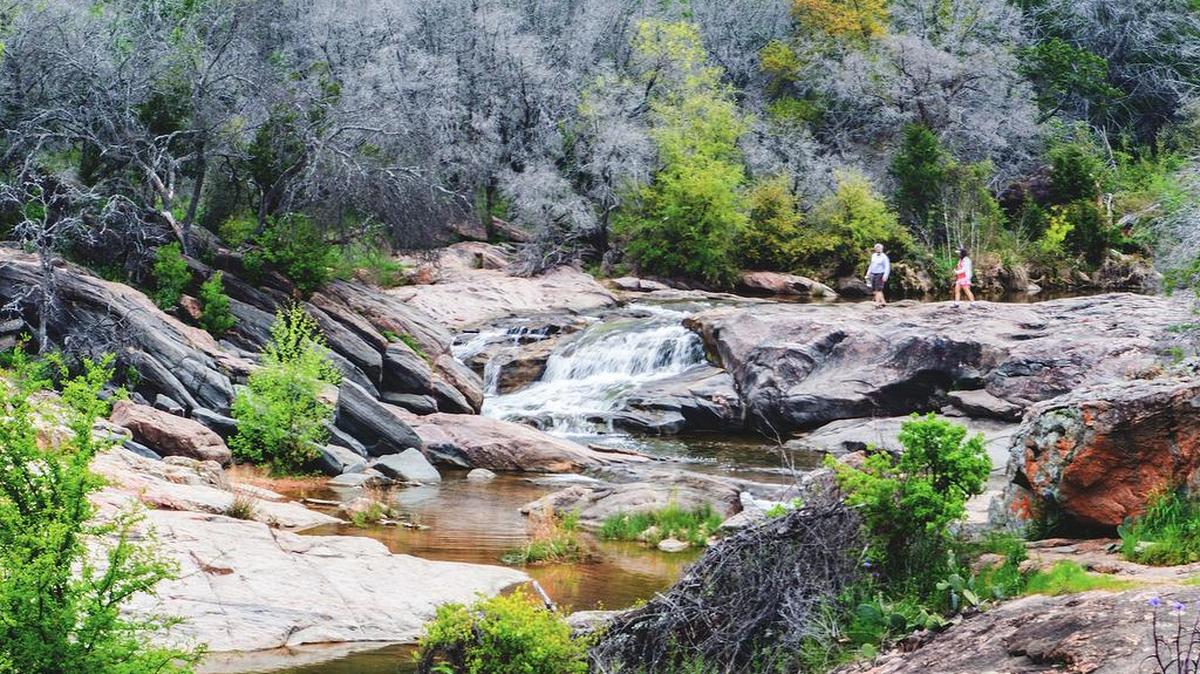Hiking in Burnet County is a relaxing pastime, with heavy vegetation, wildflowers and fascinating rock formations.
