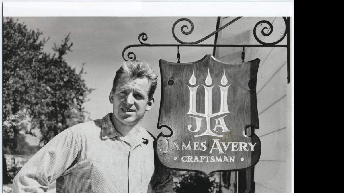 
With $250 in capital, James Avery (top) started his jewelry business in 1954 in his mother-in-law’s two-car garage in Kerrville.

