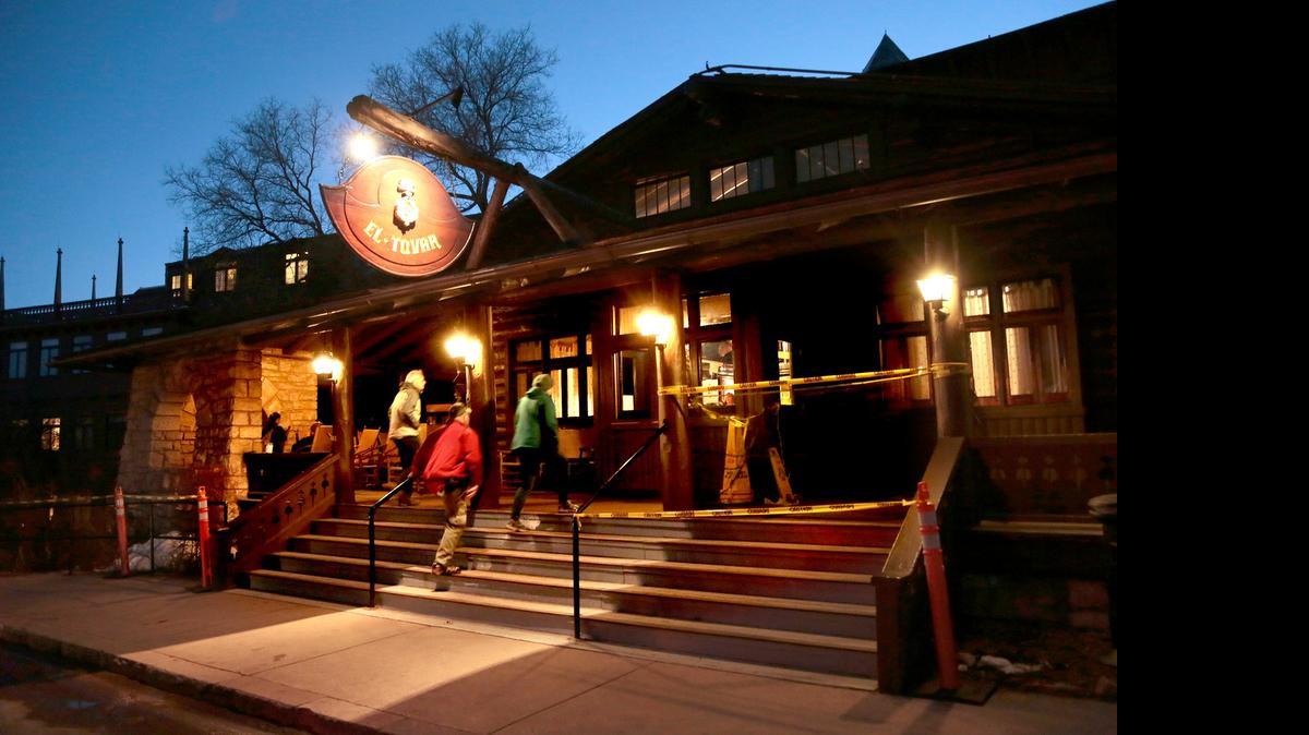 
Located 330 feet from the rim of the Grand Canyon, the El Tovar hotel opened in 1905. 
