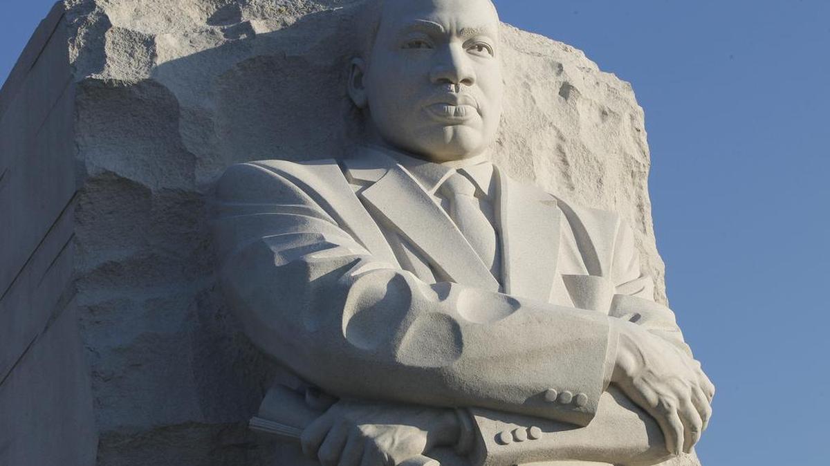 The Martin Luther King, Jr. Memorial is in Washington, D.C.’s Potomac Park.