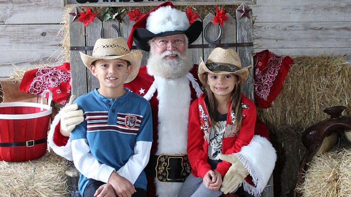 Kids can bring their wishlists to Gruene’s Cowboy Kringle.