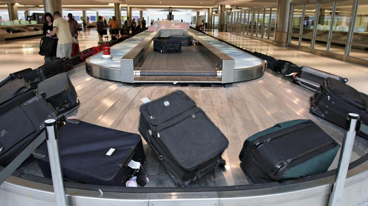 The luggage carousel can be a dangerous place for kids.