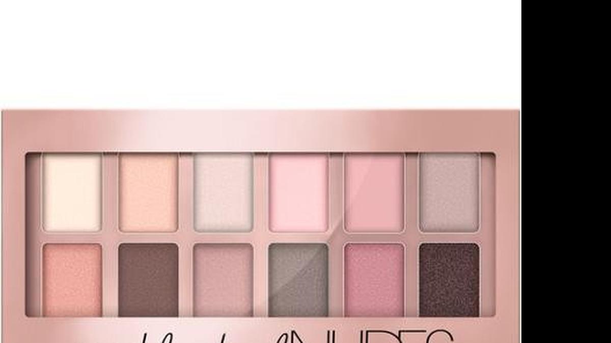 
Maybelline’s The Blushed Nudes Palette sells at a fraction of the price of Urban Decay’s Naked3 Palette.
