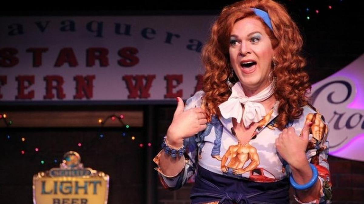 Dixie Longate in "Dixie’s Never Wear a Tube Top While Riding a Mechanical Bull"