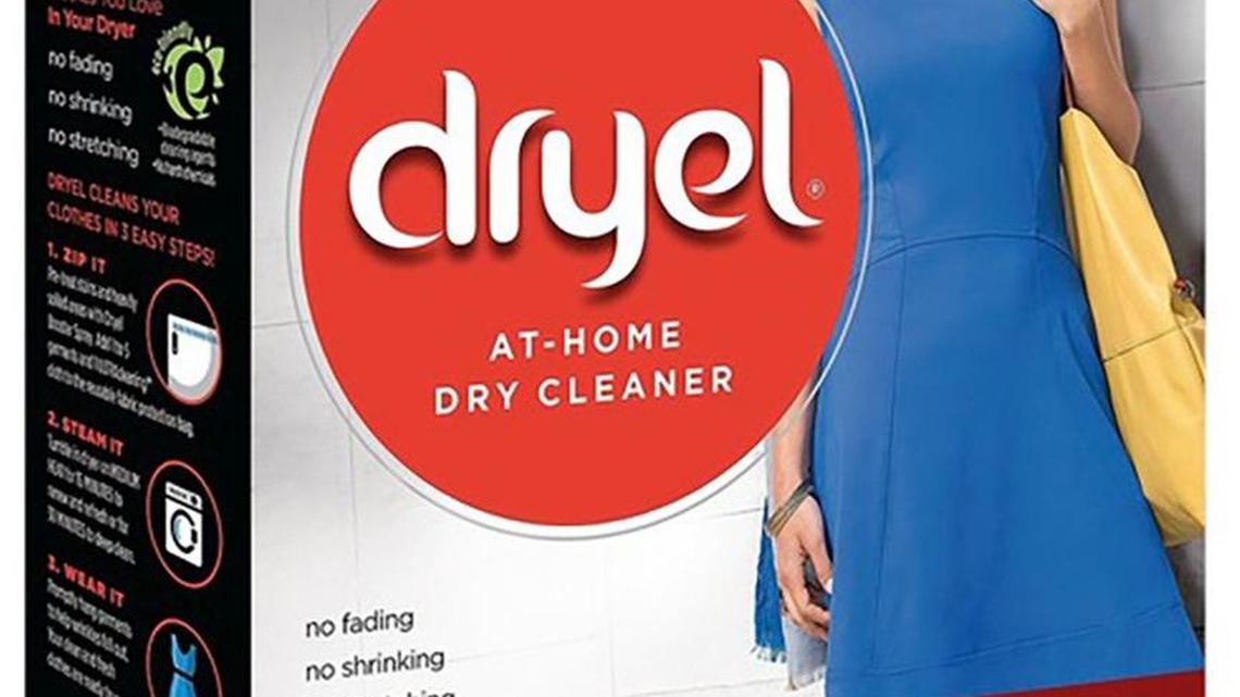 The Dryel At-Home Dry Cleaner comes in a kit.