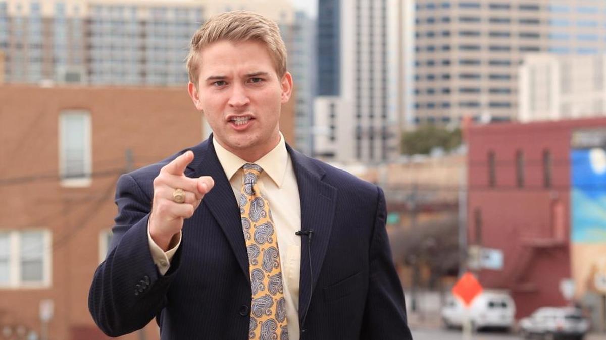 Bryan Wilson is a Fort Worth lawyer who calls himself ‘The Texas Law Hawk’ is his new viral video ad.