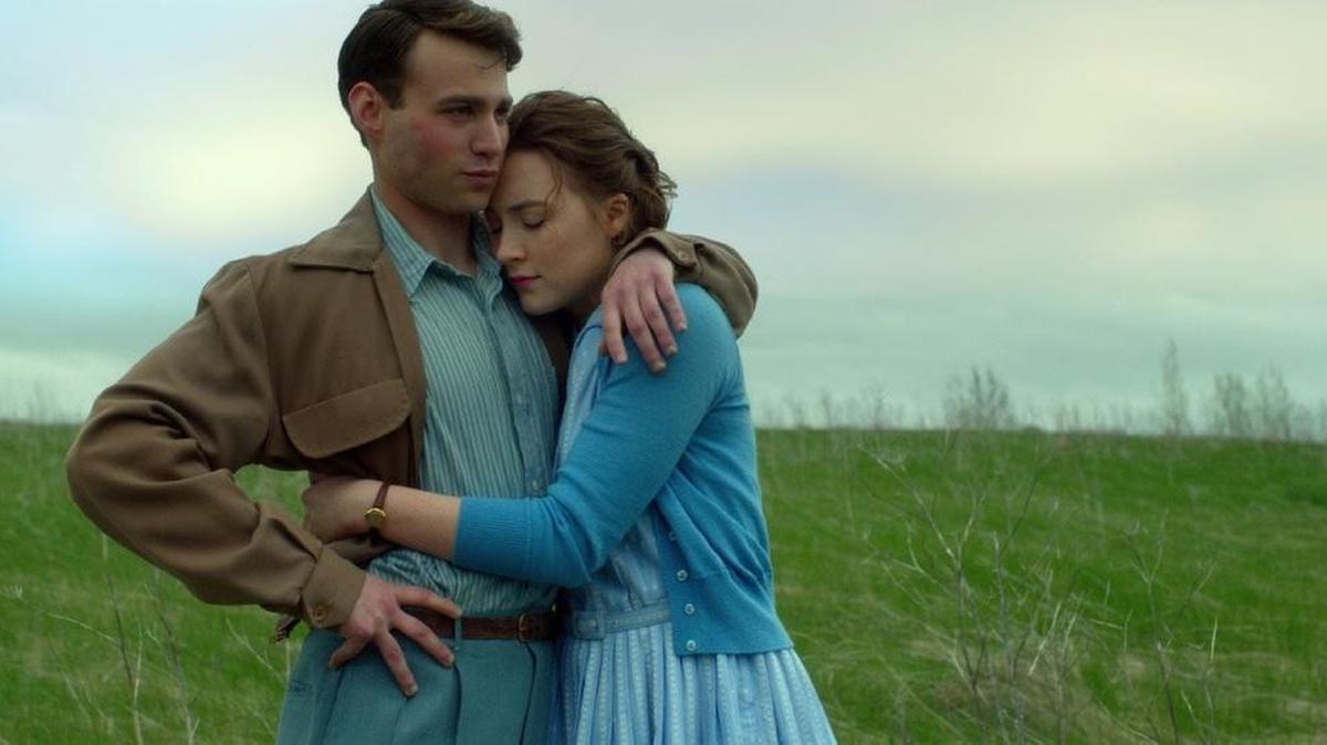 Emory Cohen and Saiorse Ronan in ‘Brooklyn’