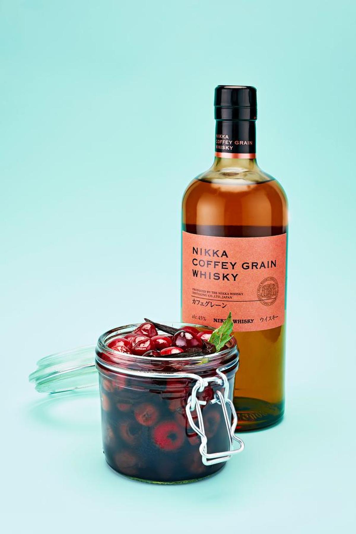 For Father's Day, let Dad hoist a cocktail with special cherries you prepared yourself.