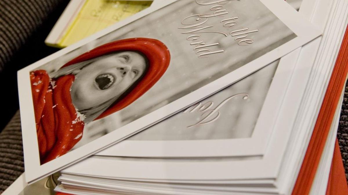 Don’t just throw out old Christmas cards.