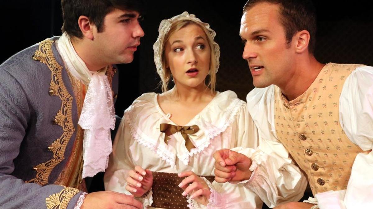Jesse Elgene, Taylor Whitworth, Jeff Wittekiend in ‘The Heir Apparent’