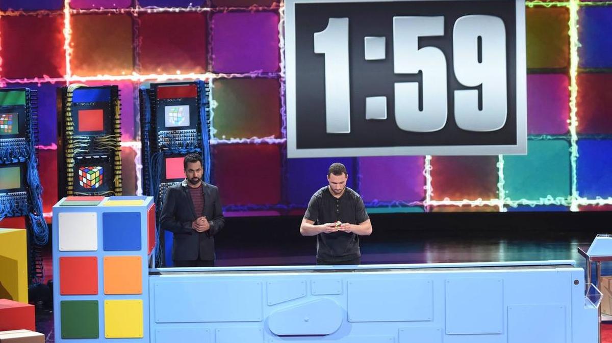 Rubik’s Cube champ Anthony Brooks goes against the clock in “SuperHuman.”