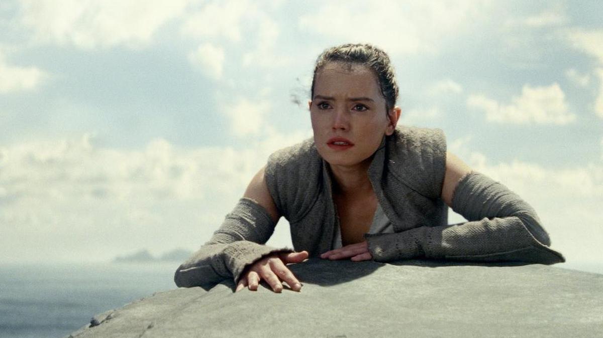 Rey (Daisy Ridley) seeks help from Jedi Luke Skywalker to understand the power of the Force in “Star Wars: The Last Jedi.”
