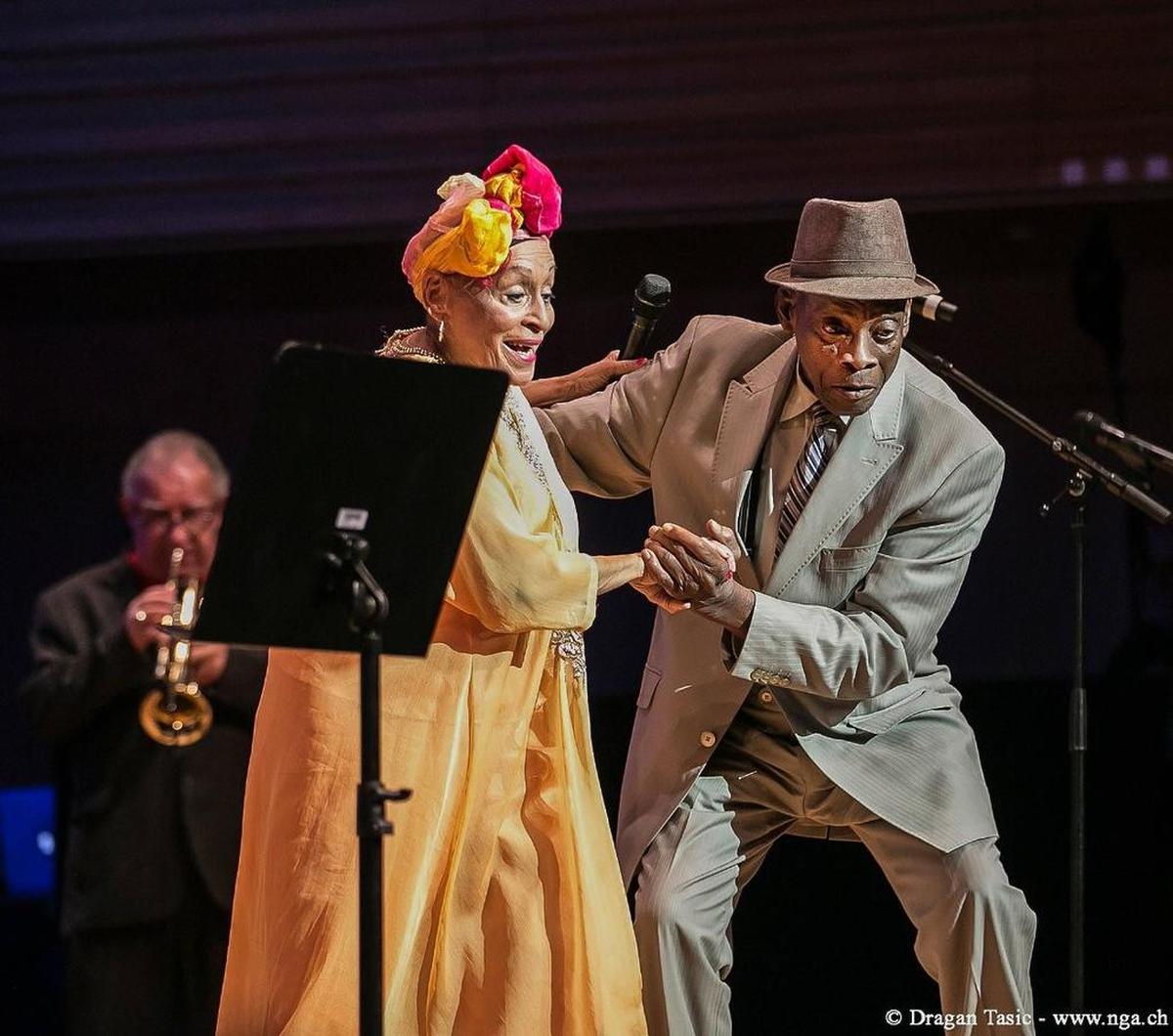 Omara Portuondo and Gilberto ‘Papi’ Oviedoin in ‘Buena Vista Social Club: Adios’ in 2017.