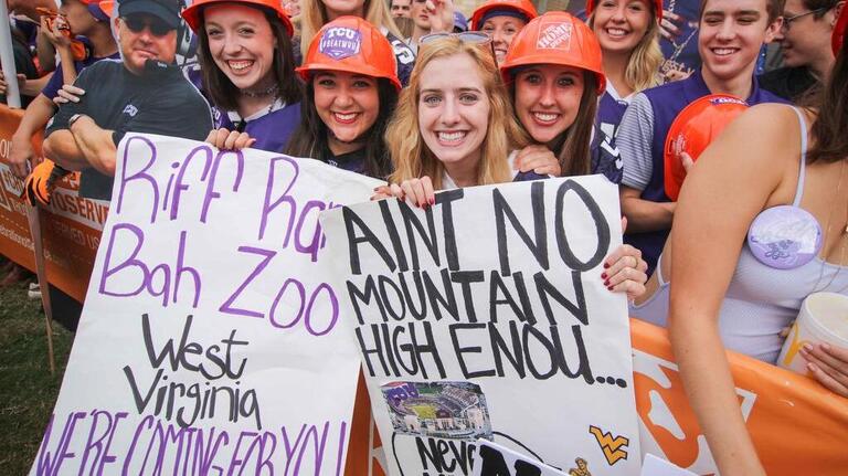 TCU vs. West Virginia at Amon G. Carter Stadium, October 7, 2017