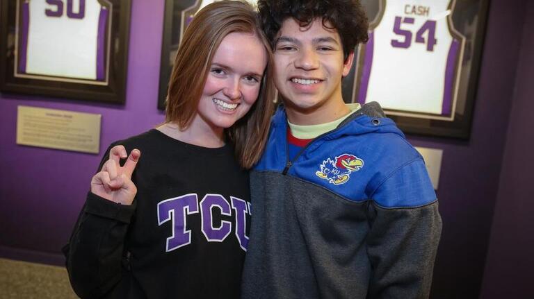 TCU v Kansas Jayhawks at Schollmaier Arena, January 6, 2018