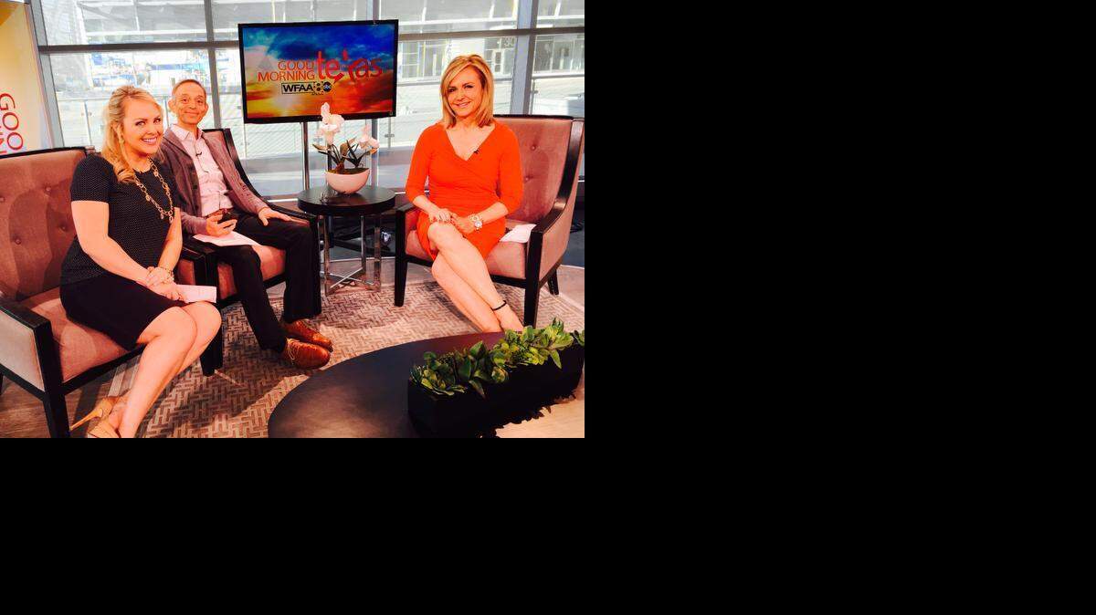 
Jane McGarry, right, with Good Morning Texas co-hosts Carrie McClure and Mike Castellucci
