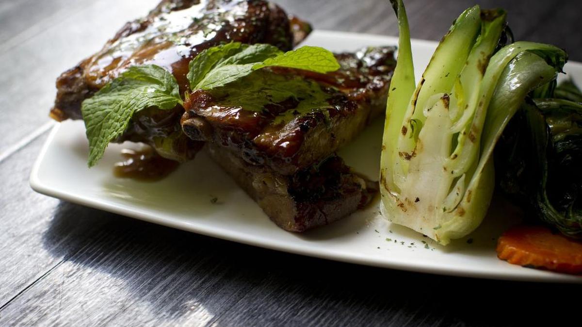 Thai barbecue ribs at Sai Fine Asian Bistro in Colleyville.