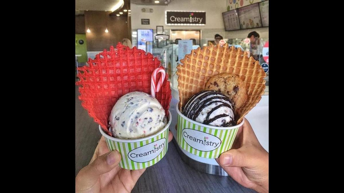 A couple of concoctions from Creamistry