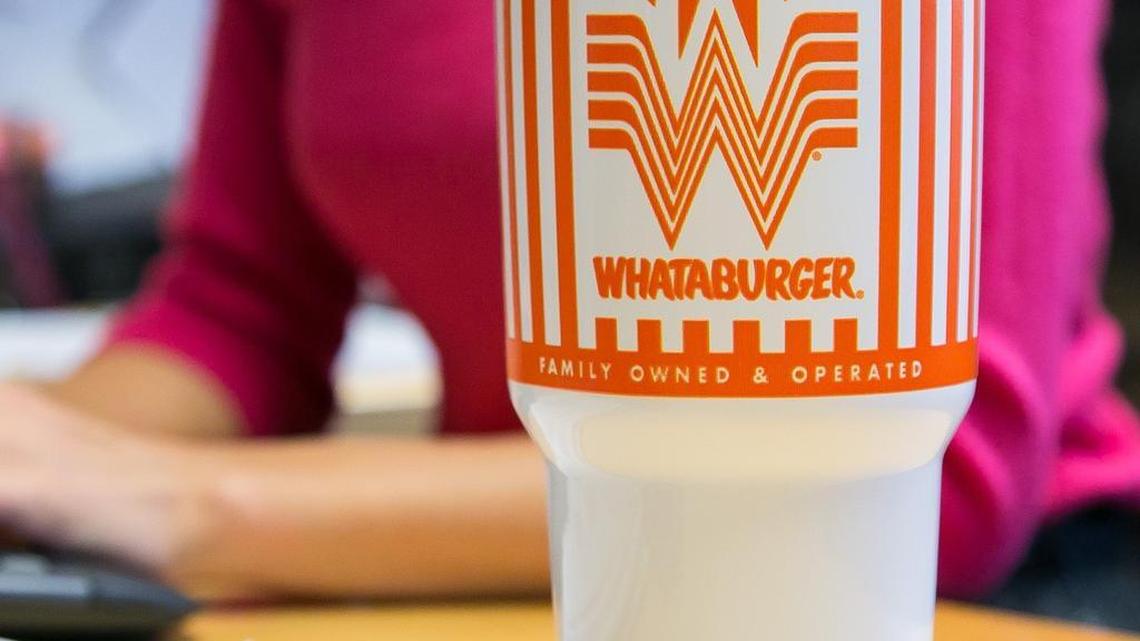 The Whataburger Yeti Rambler Tumbler costs $45.99 and is available on the Whataburger website.