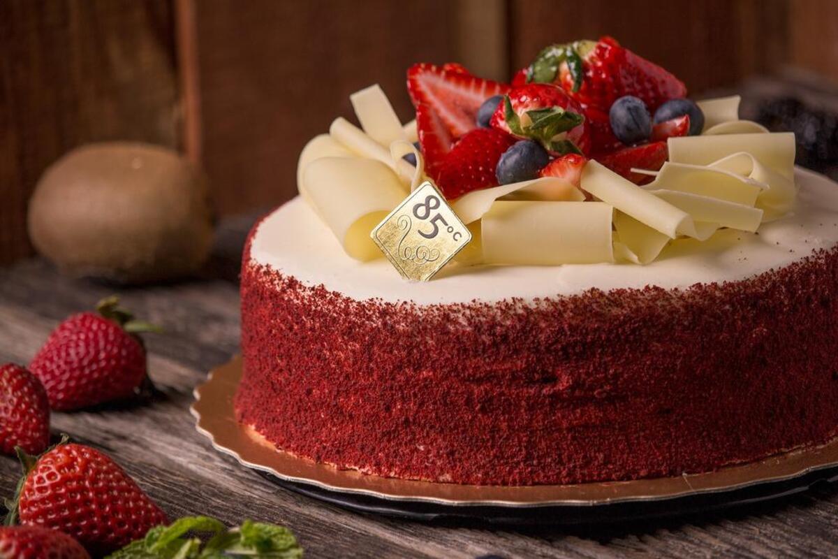 Red velvet cake at 85ºC Bakery Cafe. Locations of the Taiwan-based bakery/coffee shop are open in Carrollton, Plano and Richardson, with one coming to Fort Worth in 2018.