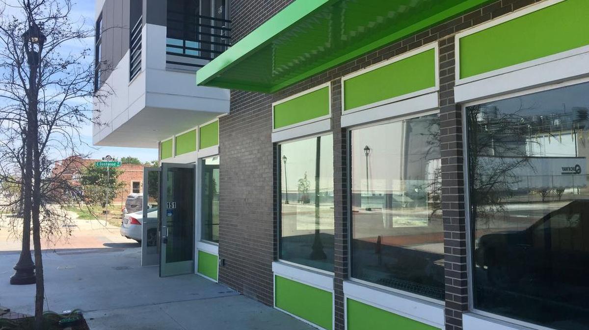 The Four Sisters restaurant is under construction in South Main Village in Fort Worth.