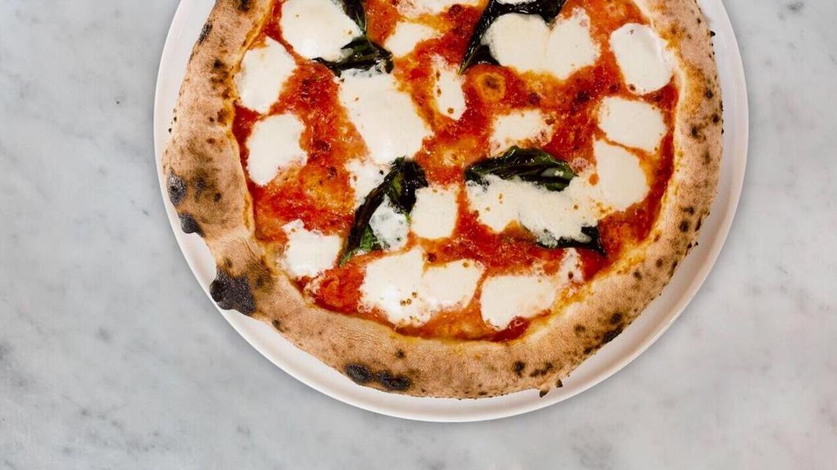 Margherita pizza at MidiCi the Neapolitan Pizza Company