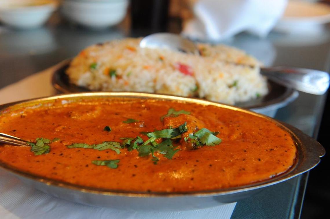 Lamb kebab curry at Tandoor Indian Cuisine, a quick shot west of AT&T Stadium in a shopping center at the intersection of Randol Mill and Fielder roads.