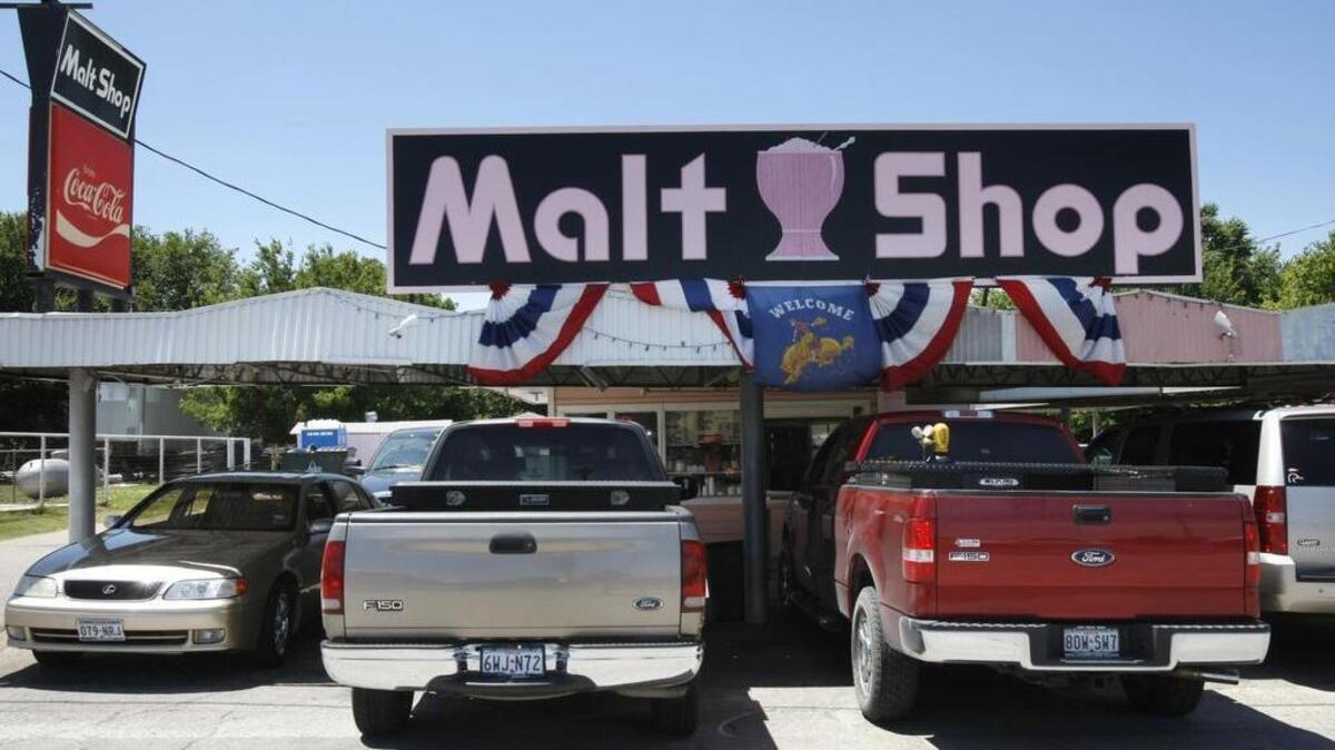 The Malt Shop on Fort Worth Highway in Weatherford will turn 60 next year.